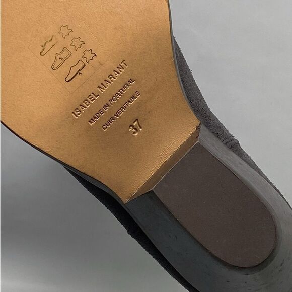 Isabel Marant Duerto Suede Western Cowboy Boots size 37 - Picture 12 of 12